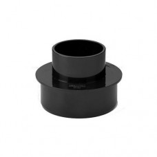 68mm Downpipe  x 110mm Drain Pipe Adaptor - Black