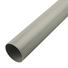 110mm Plain Ended Pipe x 3m - Olive Grey