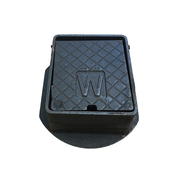 Cast Iron Surface Box Badged 'W' 152mm x 127mm x 75mm Deep | Plastics ...