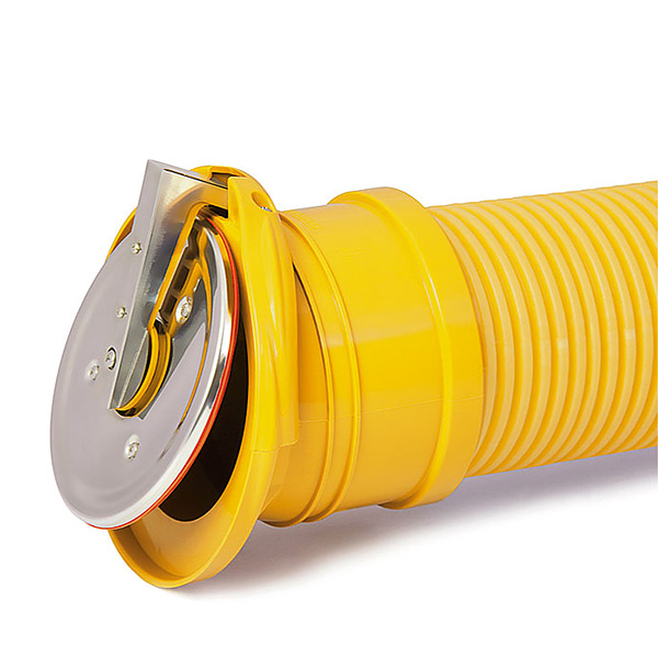 80mm Outfall Pipe with Vermin Guard x 1m Plastics Express