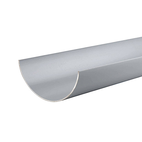 150mm Half Round Gutter x 3m Pack of 4 Grey Drainage Shop