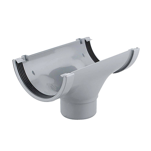 150mm Running Outlet to 110mm - Grey | Plastics Express