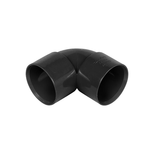 40mm Black 90° Knuckle Bend Plastics Express