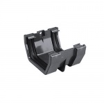 114mm Square Gutter Union Bracket - Anthracite Grey